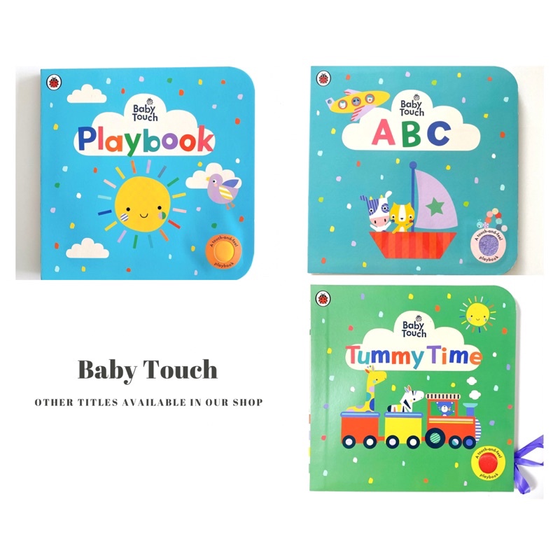 [SG Stock] Baby Sensory Picture Book Children Interactive Board Book Baby Touch Playbook
