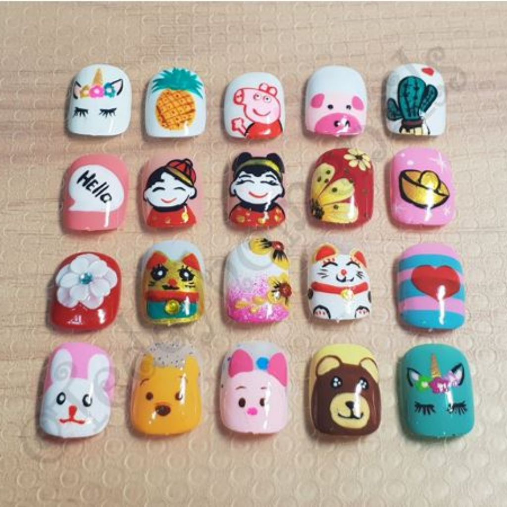 Chinese New Year Nails Manicure Pedicure Nailart Shopee