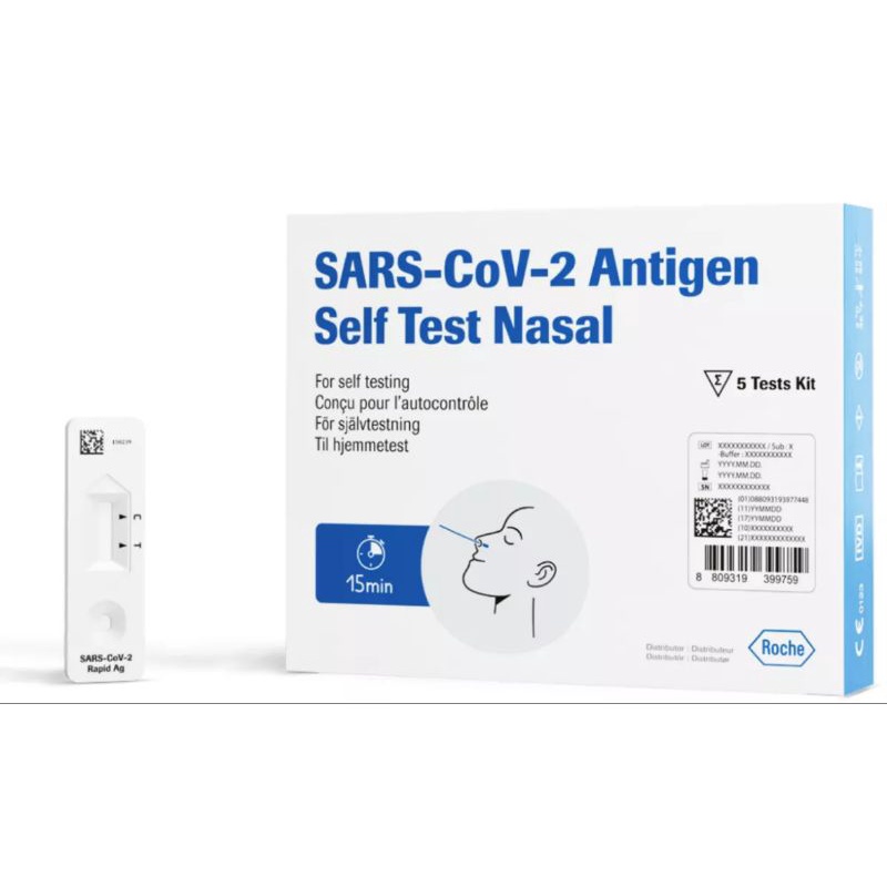 [Ready Stocks] ROCHE SD Biosensor SARS CoV2 Antigen Self Test Nasal ...