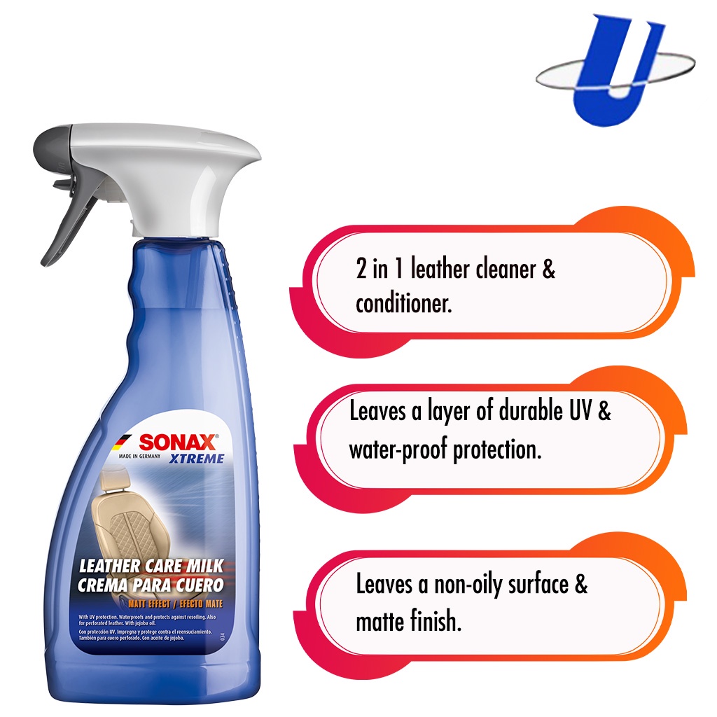 Sonax Xtreme Leather Cleaner & Conditioner Milk 500ml Shopee Singapore