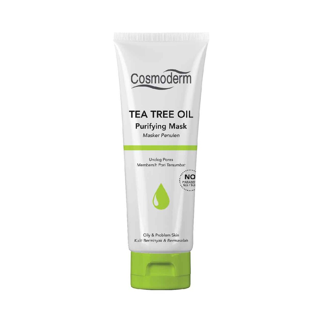 Cosmoderm Tea Tree Oil Purifying Mask 100ml Shopee Singapore