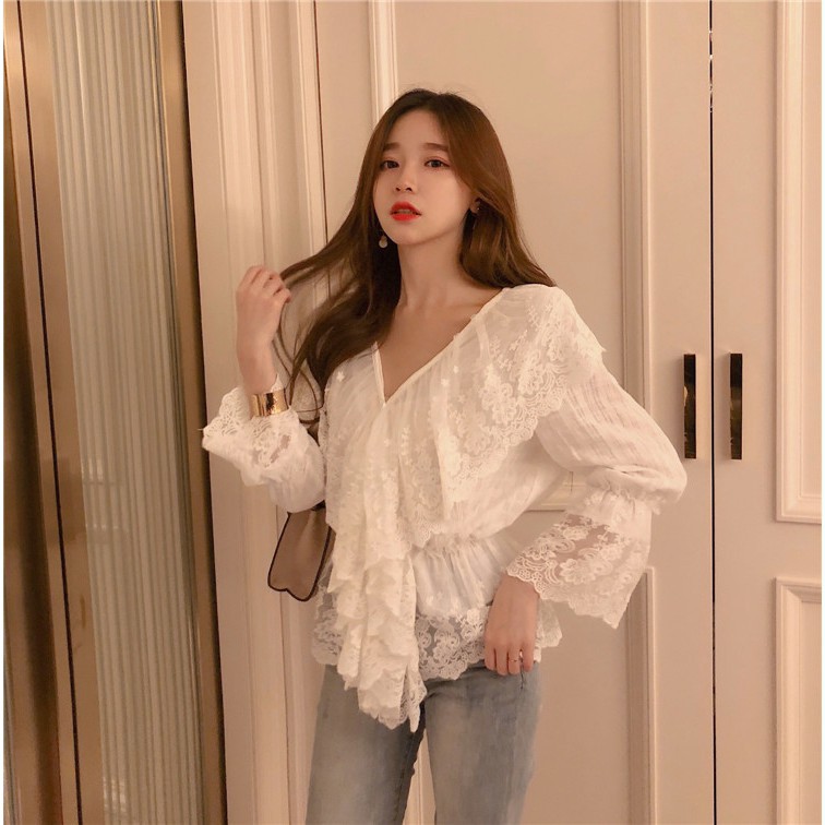 Bestlook Women Korean Loose V Neck 