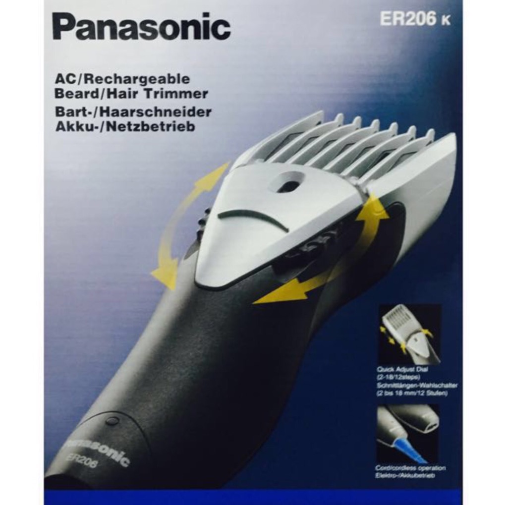 panasonic hair trimmer er 206