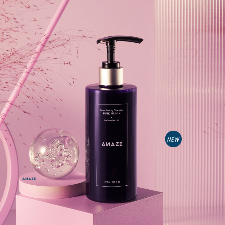 ANAZE Color Toning Shampoo Pink Muhly 290ml | Shopee Singapore