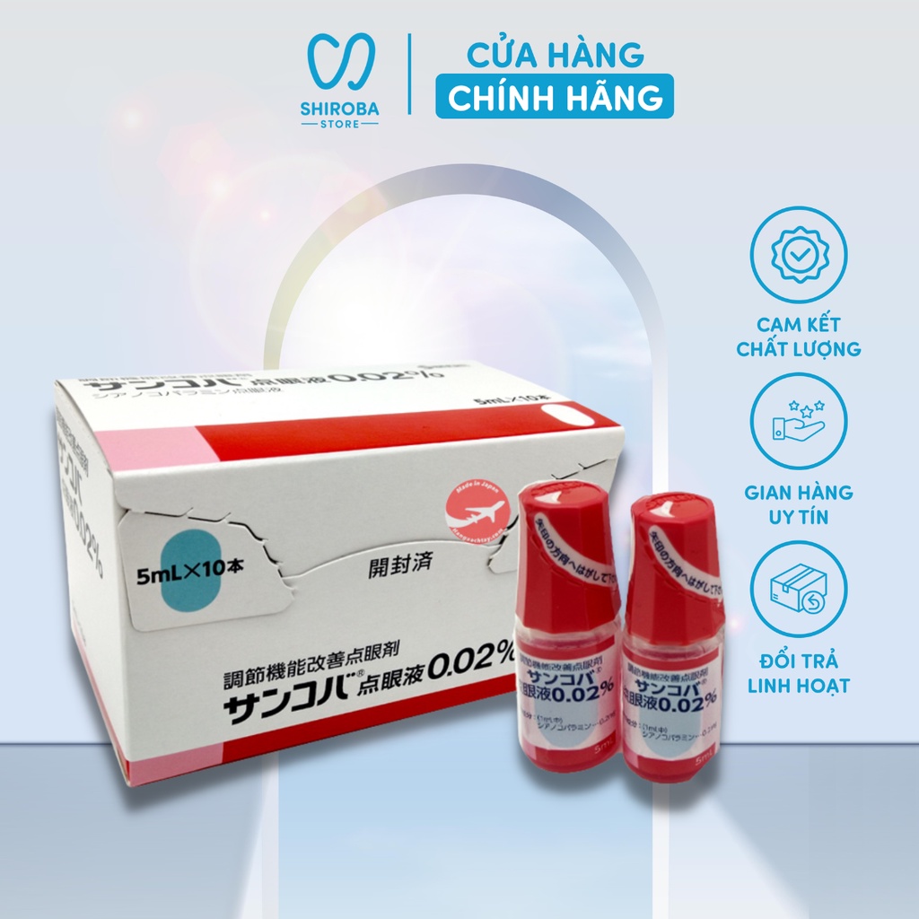 Sancoba Japanese Eye Drops 5ml Support shiroba Vision Enhancement