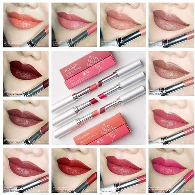 Shop Malaysia Wardah Original Lipstick Wardah Intense Matte Lipstick 2 3gr Shopee Singapore