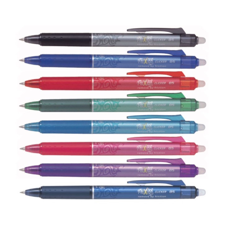 Pilot Frixion Clicker 0.5mm Erasable Pen Shopee Singapore
