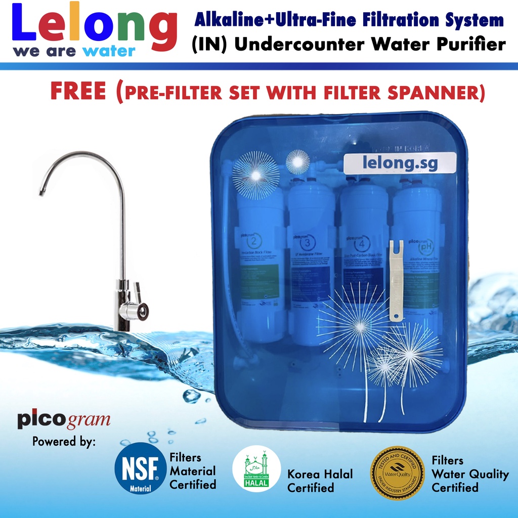 LELONG Korea 3000 UF Ultra Filtration Alkaline Antioxidant Alkaline