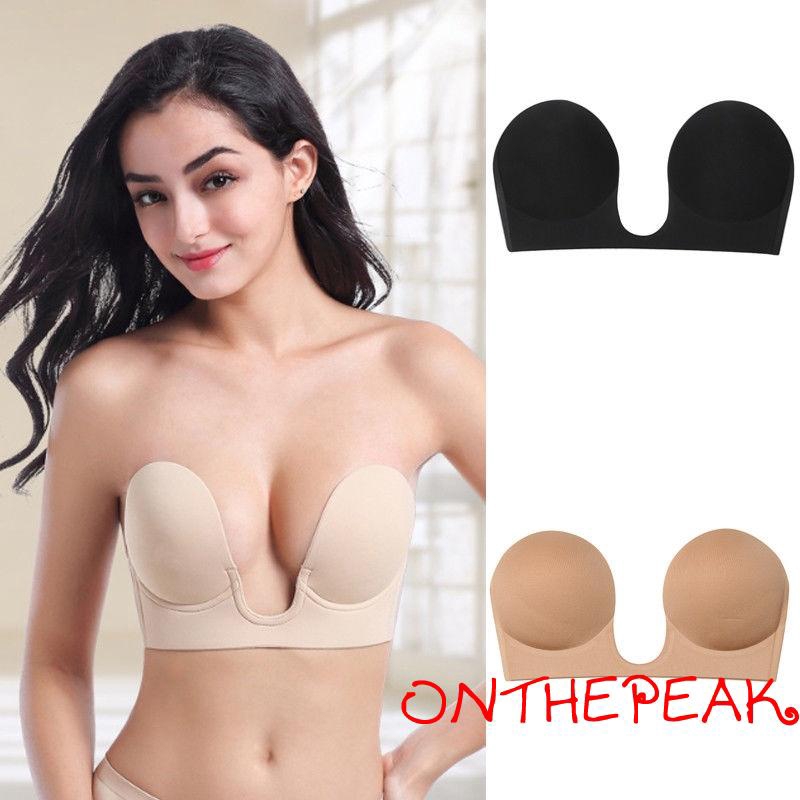 silicone push up bra