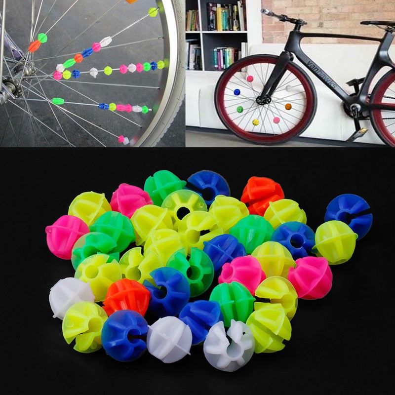 colored bike spokes