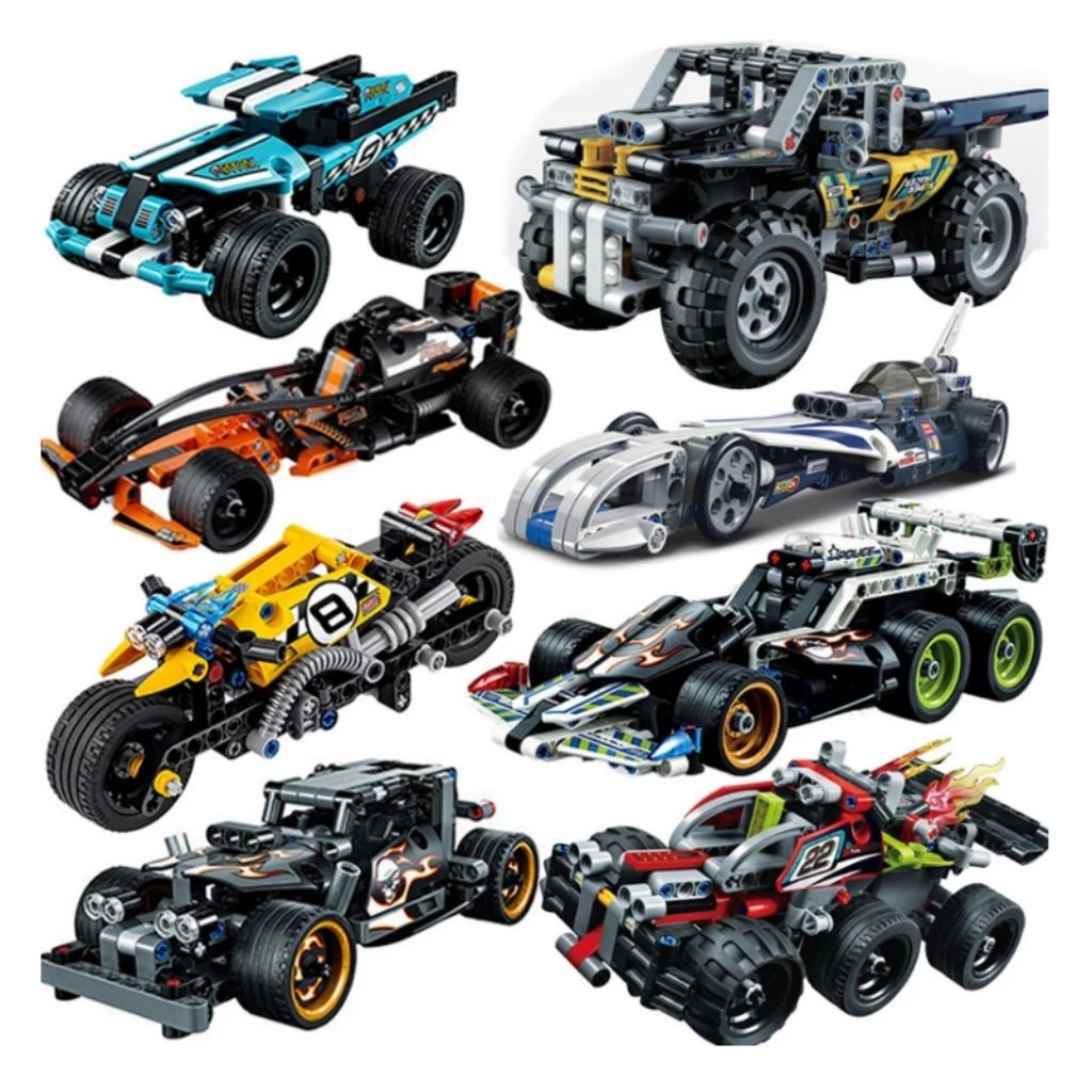 lego technic pull back car