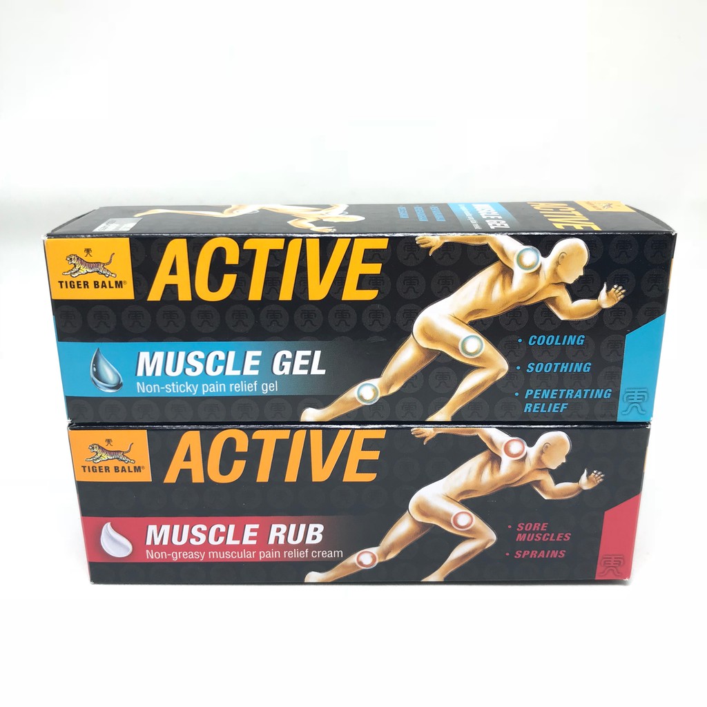 Tiger Balm Active Muscle Gel/Rub 60g | Shopee Singapore