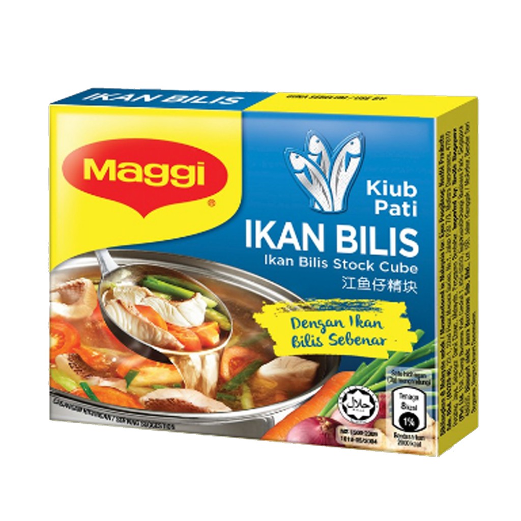 Maggi Stock Cube 60g Bilis Tomyam Chicken Kiub Pati Fish Bilis Chicken Tom Yam Soup Shopee Singapore