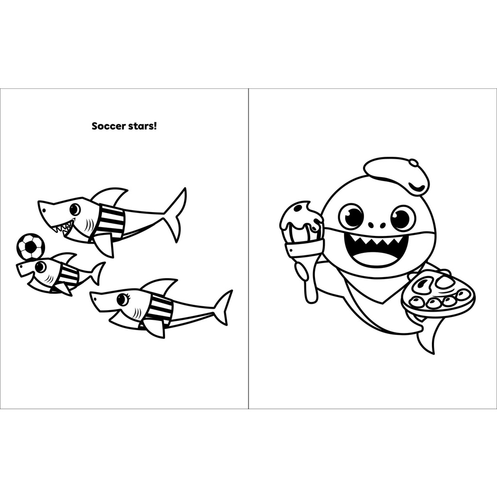 660  Baby Shark Coloring Pages For Toddlers Best