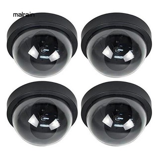 MALN_Fake Dummy Surveillance Home Dome Security Camera CCTV with Red Flashing Light