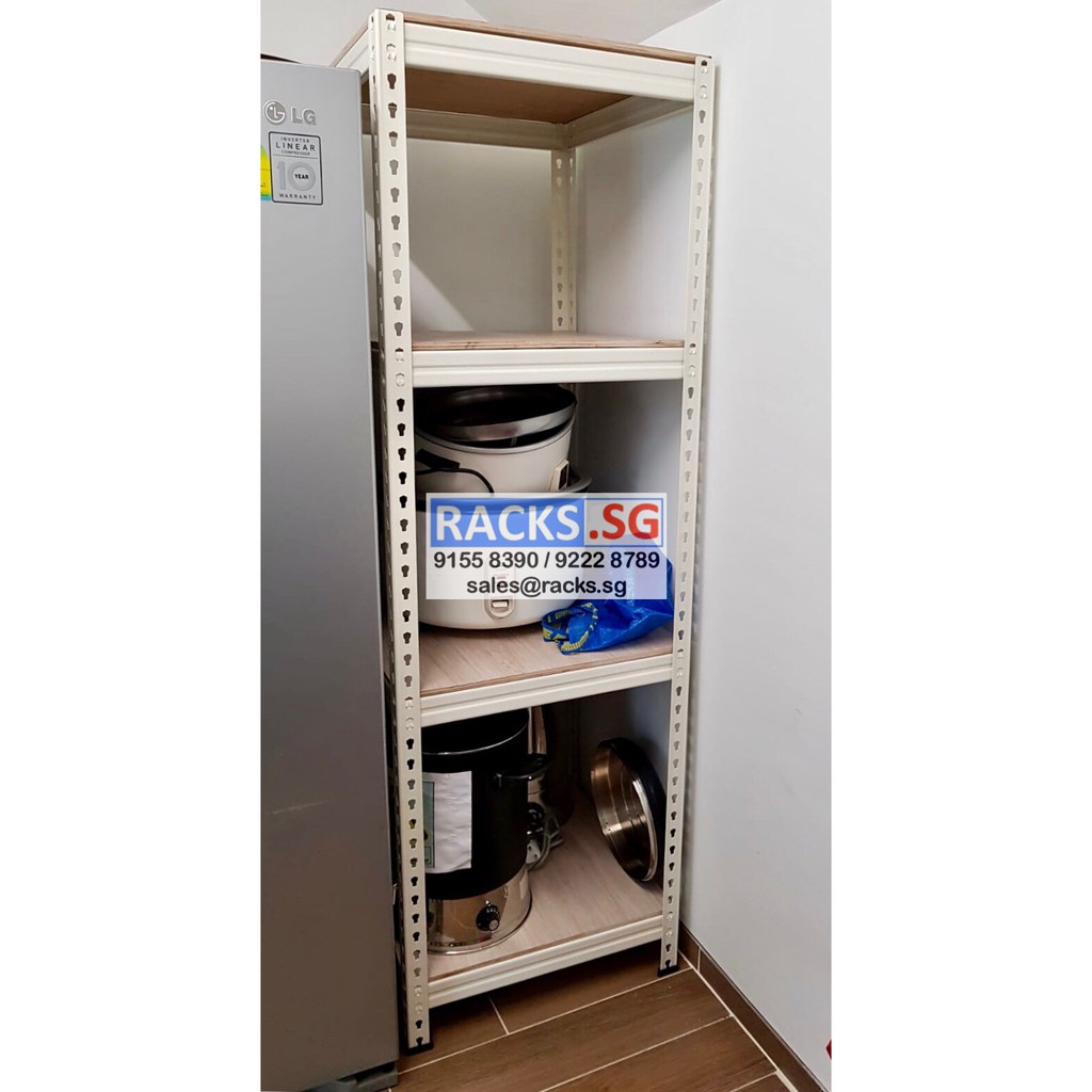 4Tier Boltless Racks with Plywood Shelves (D300mm)!! Available in