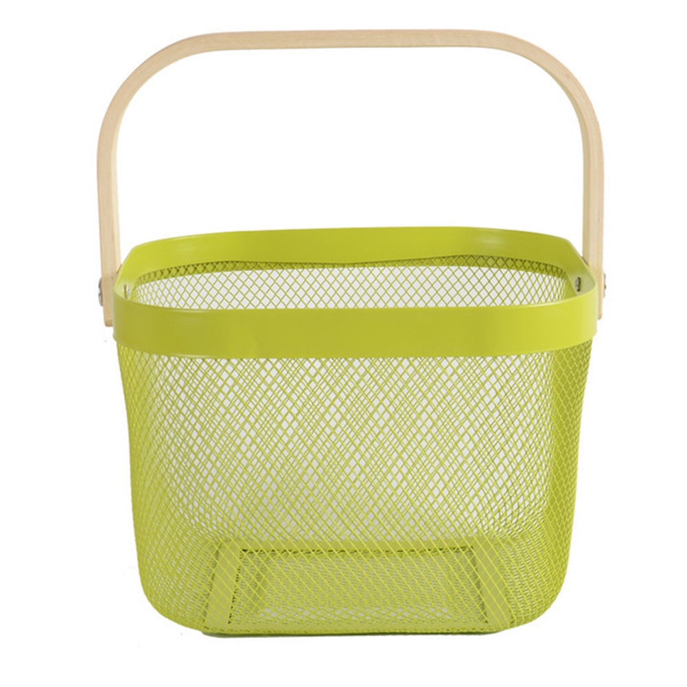 Rustproof Wire Mesh Large Capacity Metal Decorative Storage Basket