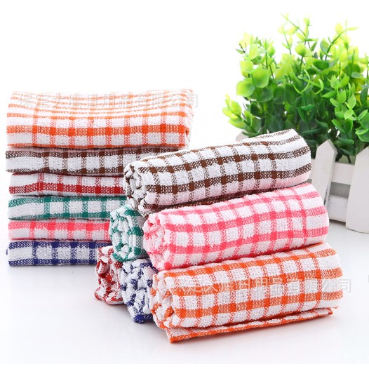 Kain Lap Meja Yang Serap Air Kitchen Towels Small Grid Design Tuala Petak å¸æ°´æŠ¹æ¡Œå¸ƒ Shopee Singapore