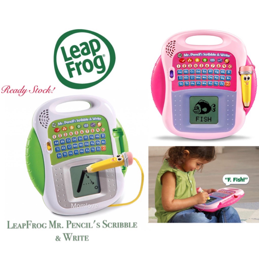 leapfrog mr pencil scribble and write pink