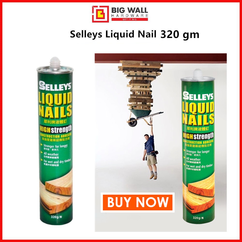 Selleys Liquid Nail 320g/75g/35g/350g No Nails Cement All Purpose High