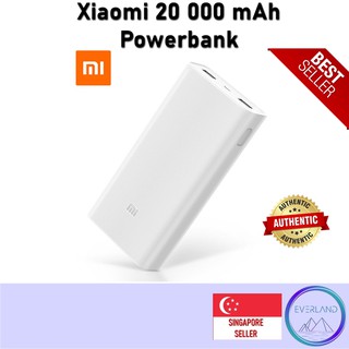 ⭐SG FLASH SALES⭐ Original Xiaomi Powerbank 20 000 mAh Dual Charge Power Bank / Portable Charger / 3.7V Charging