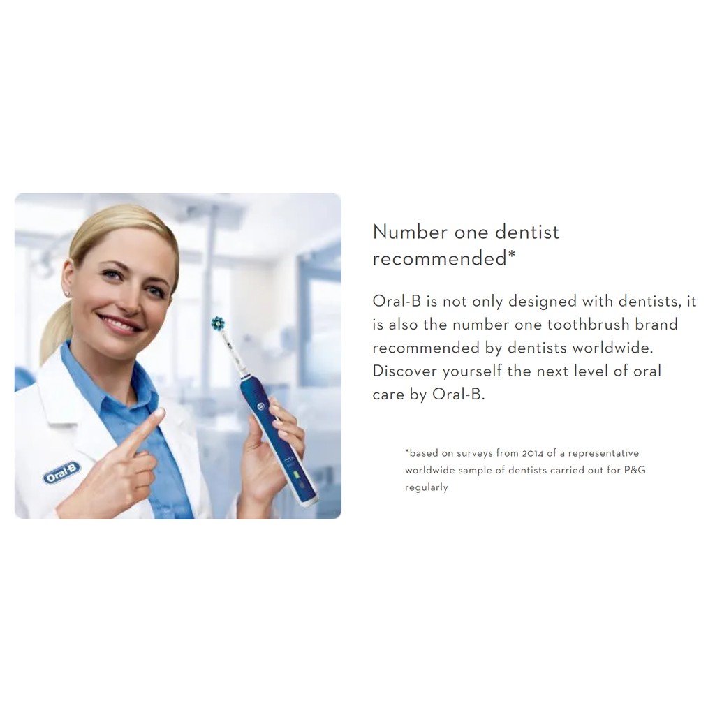 oral b recommended by dentists