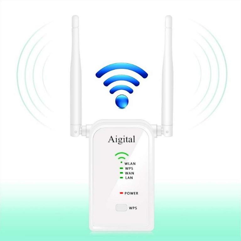 3247) Aigital 300Mbps WiFi Router/WiFi Repeater/AP Mode White