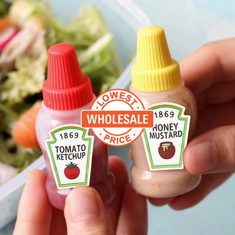 [ Wholesale Prices ] Squeeze Condiment Bottles / LeakProof Seasoning