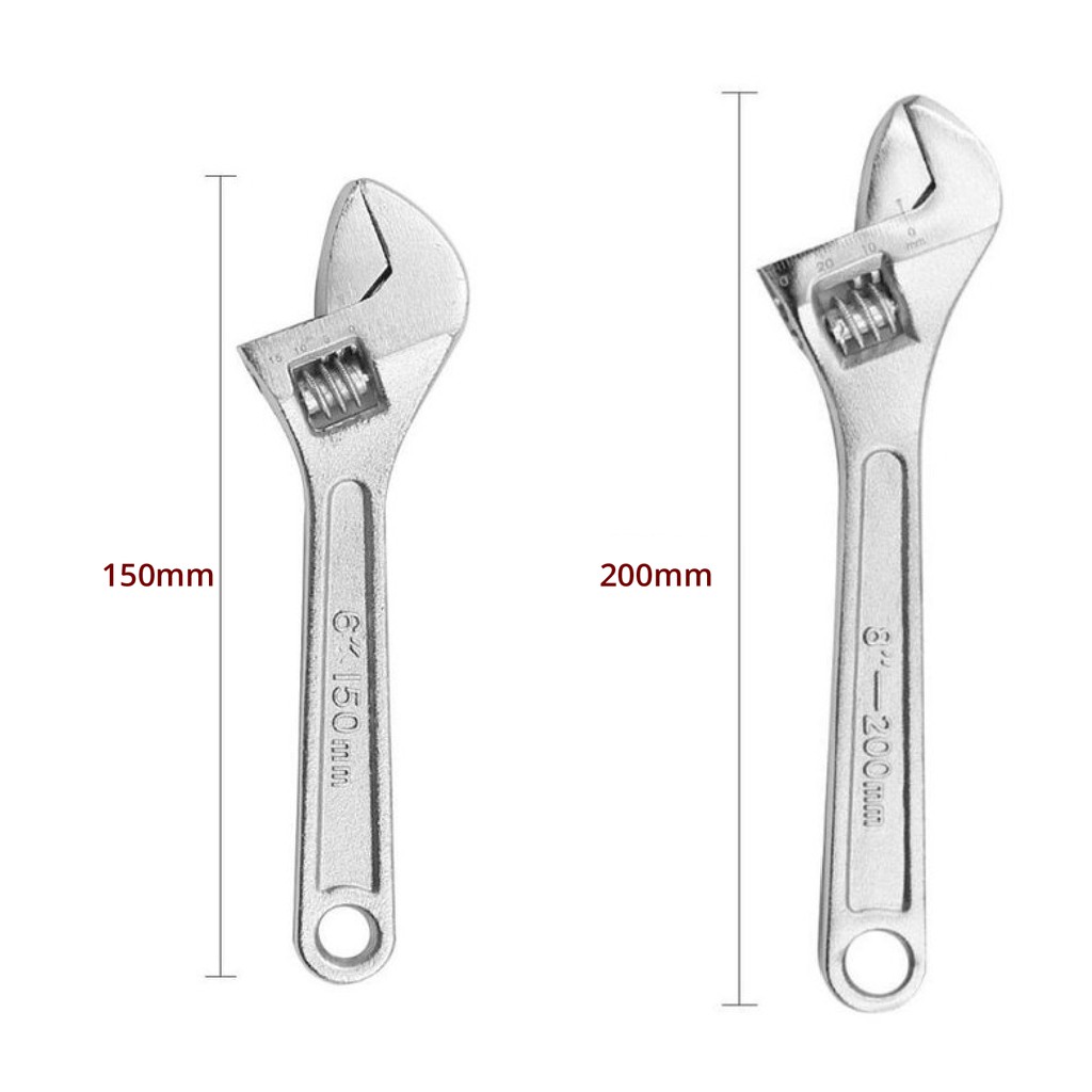 Quickfix 6 18 Inch Adjustable Wrench 150 450mm Switch Spanar Spannar Spanner Spaner Spana Sepana Boleh Laras Shopee Singapore