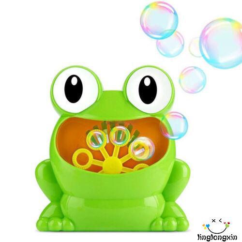 bath frog that makes bubbles