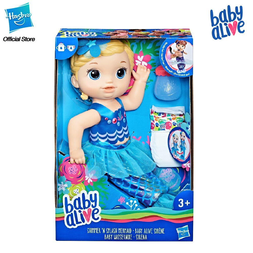 baby alive shimmer n splash mermaid