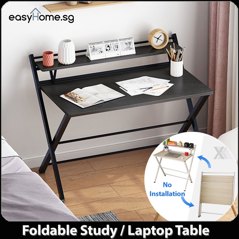 A53 A106 Foldable Table Computer Laptop Table Portable Folding Study Desk Shopee Singapore