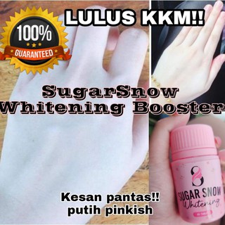 sugar snow whitening body and skin 30 tablets
