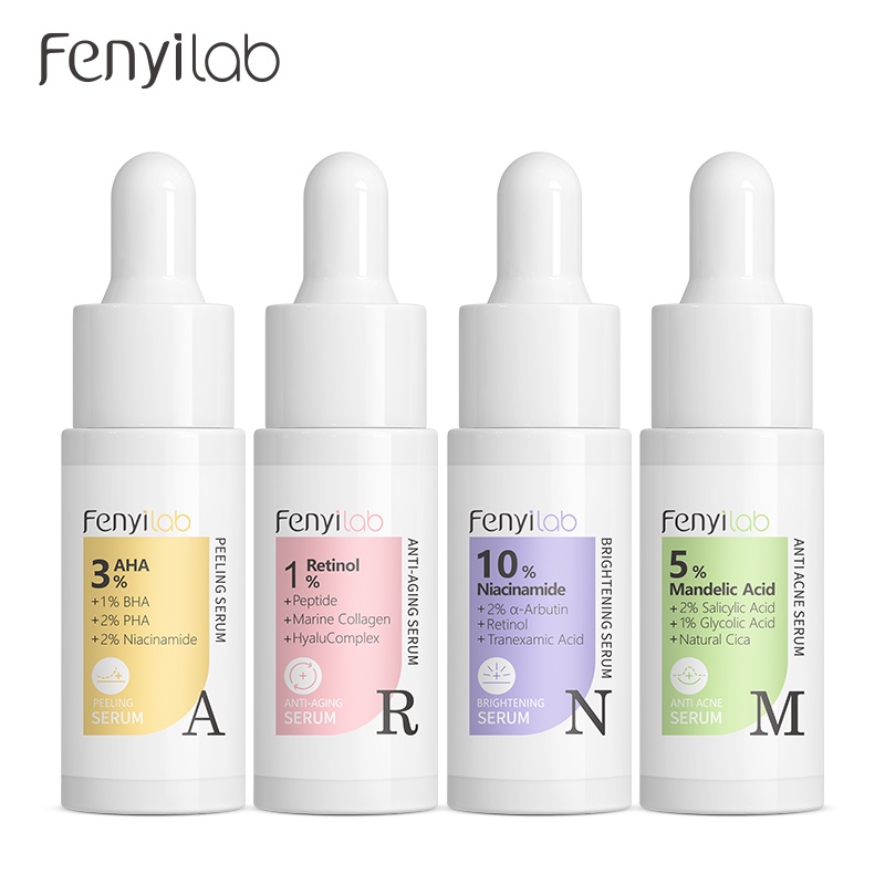 FENYI Lab Serum Niacinamide Retinol AHA Mandelic Acid Brightening Anti