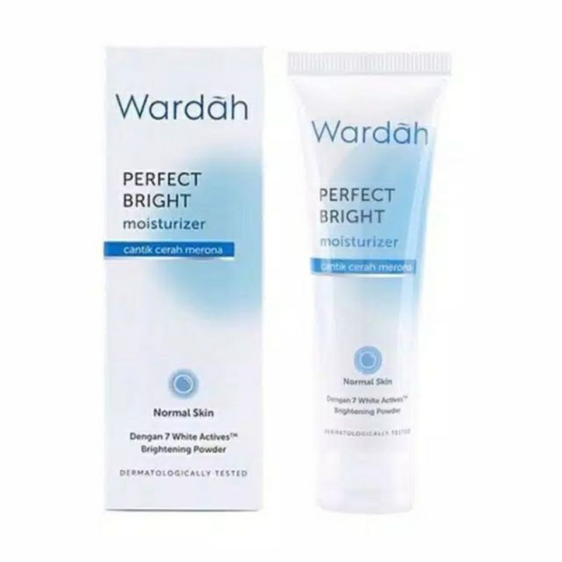 Promotion Wardah 20gr Perfect Bright Moisturizer Normal Skin Cream Face ...