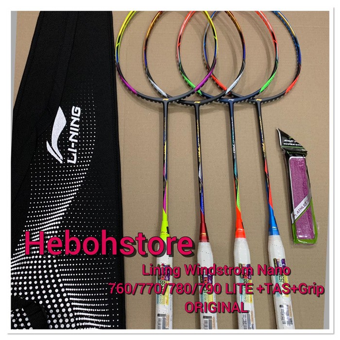 Badminton Racket Lining Li Ning Windstorm 760 / 770 / 780 / 790 Lite