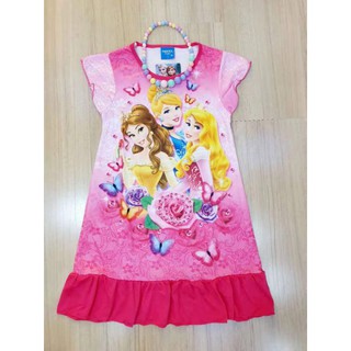 LOCALL SELLERGirls Sleeping Gown Kids Pyjamas Dress Drifit Dress ready stock PJELSA MINNIE POKEMON #6