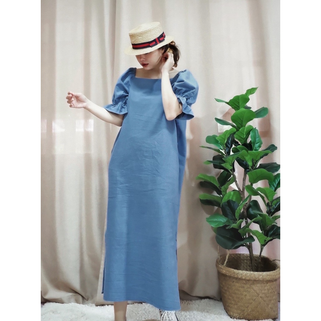 Image of Women Cotton Doll Sleeve Dress Free Size #4