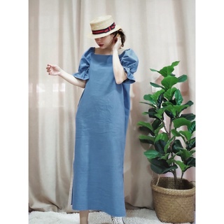Image of thu nhỏ Women Cotton Doll Sleeve Dress Free Size #4