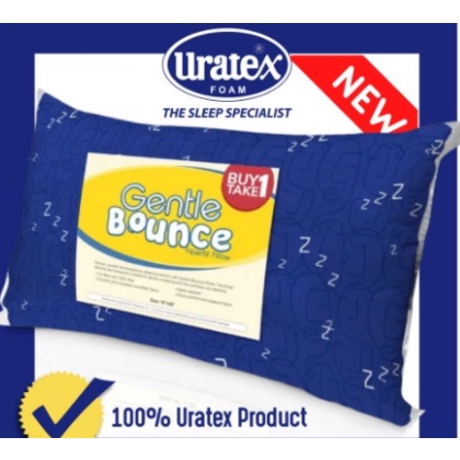 BUY 1 TAKE 1 URATEX PILLOW NEW GENTLE BOUNCE AND BLUE (Authentic) 18x28