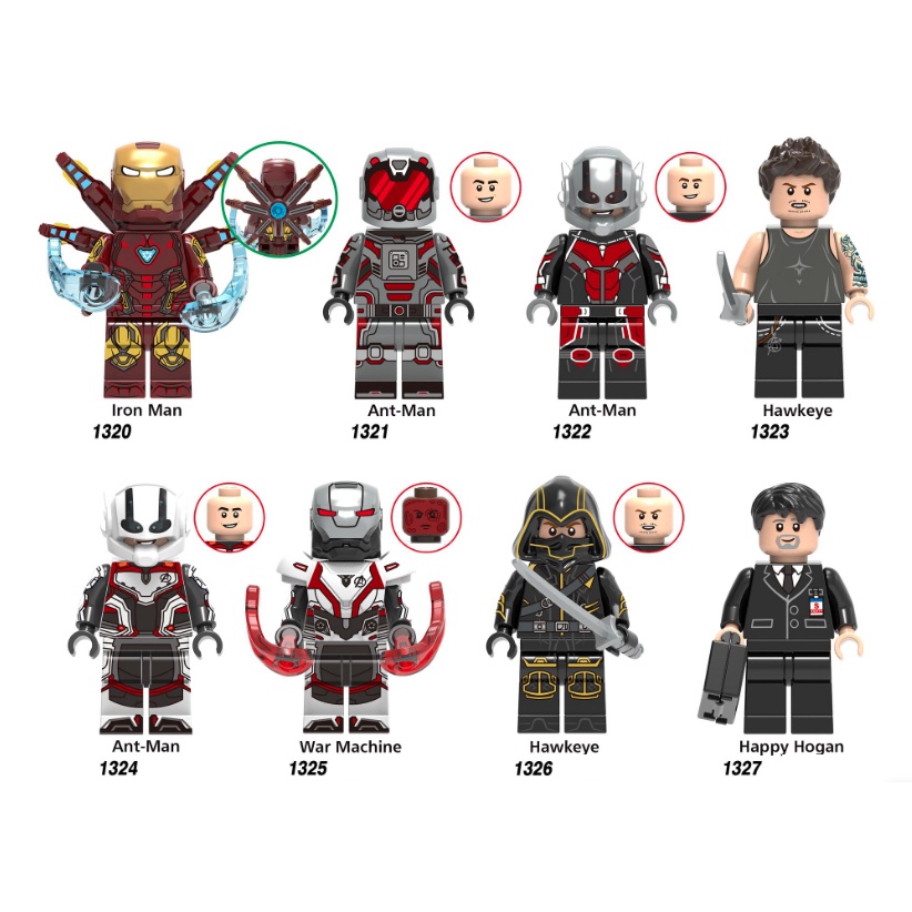 Building Block mini figures Marvel Avengers War Machine fits Brands 