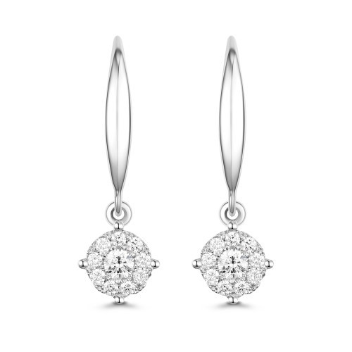 Image of Lee Hwa Jewellery Constell Diamond Earrings #0