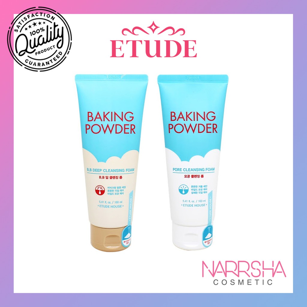 etude baking powder bb deep cleansing foam