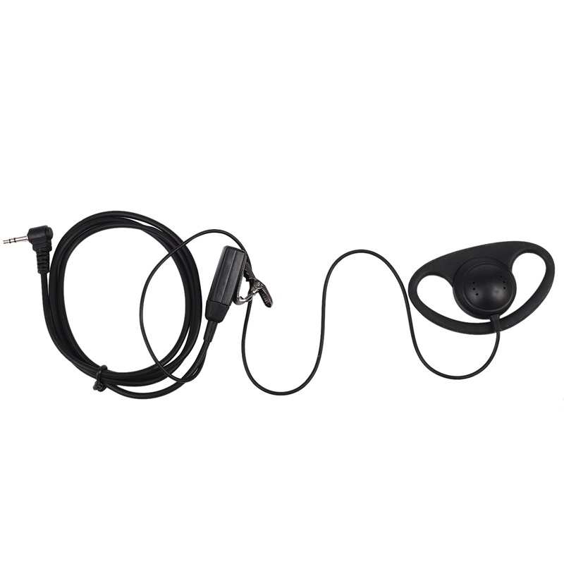 1 Pin D Type Headset Ear Hook Earphone PTT Mic Earpiece for Motorola Talkabout Portable Radio TLKR T3 T4 T60 T80 MR350R Walkie Talkie