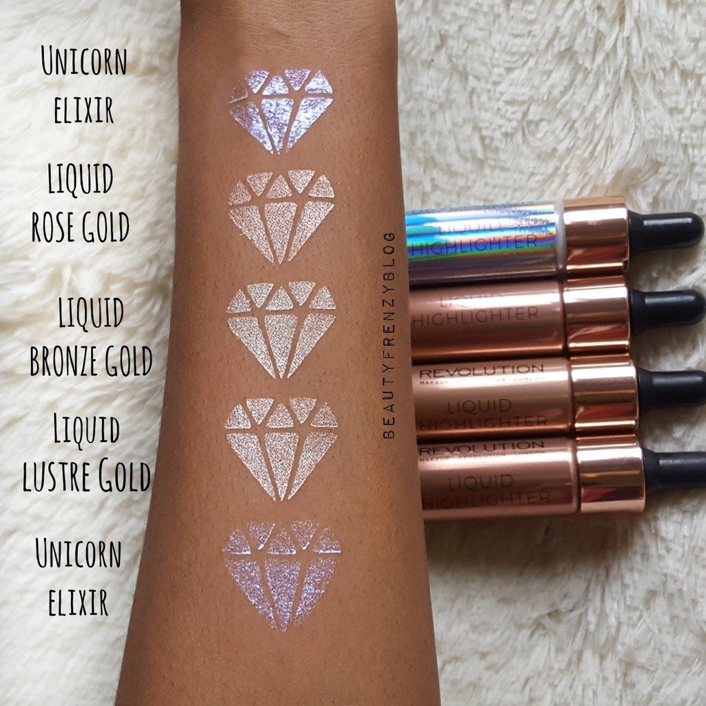 makeup revolution champagne liquid highlighter