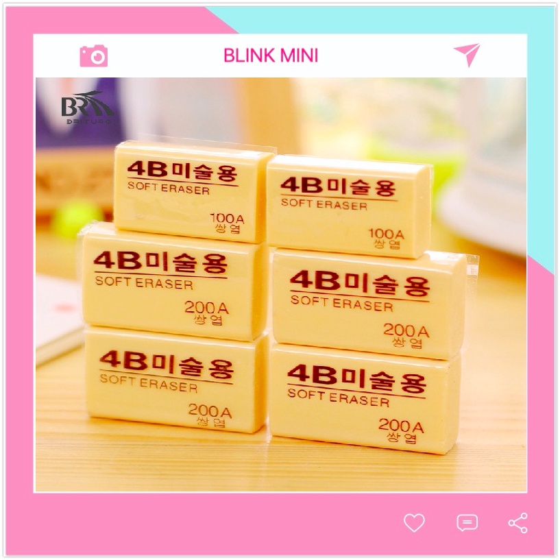 Korean Convenient Eraser For Students Shopee Singapore