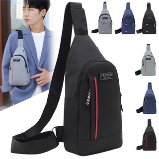 Men Fashion Multifunction Shoulder Bag Crossbody Bag On Shoulder Travel Sling Bag Pack Messenger Pack Chest Bag For Male