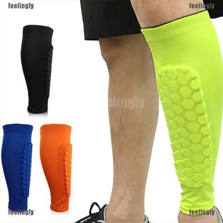 ❤TOP❤ 1Pcs Men Football Shin Guards Protective Soccer Pads Leg Basketball