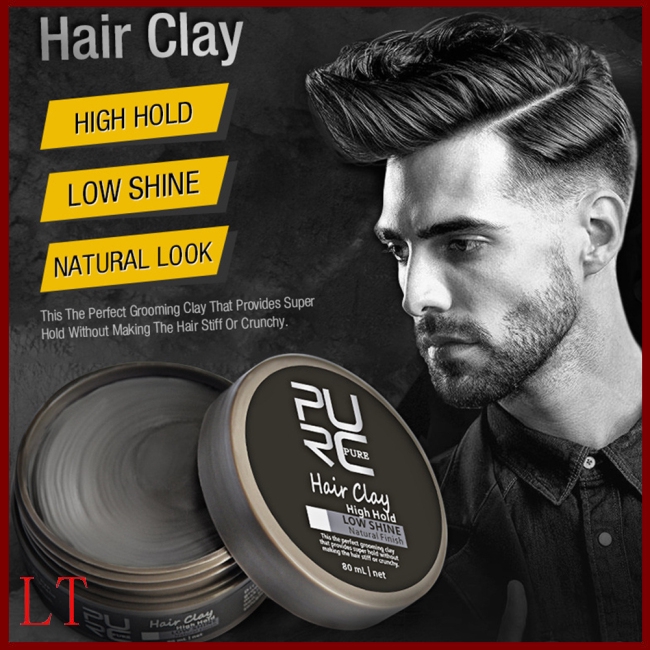 Men Hair Wax High Hold Hair Clay Non Greasy Hair Styling Long