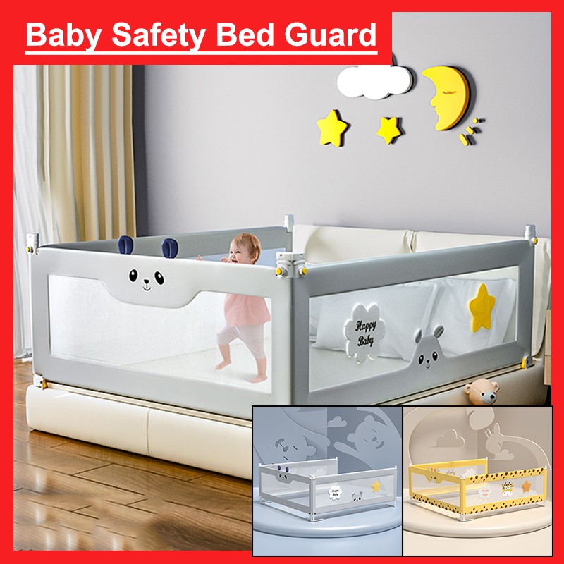Baby Kids Bed Fence Vertical Lift, Baby Guard Rail For Queen Size Bed